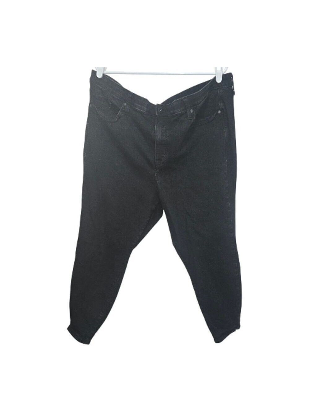 Torrid Sky High Skinny Jeans 24 Short Black High Rise Stretch